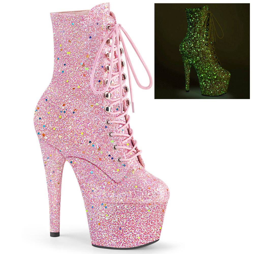 Pleaser - ADORE1020GDLG Bottes de plateforme, Pole dance chaussures - Chaussures de pole dance - Rose Product image
